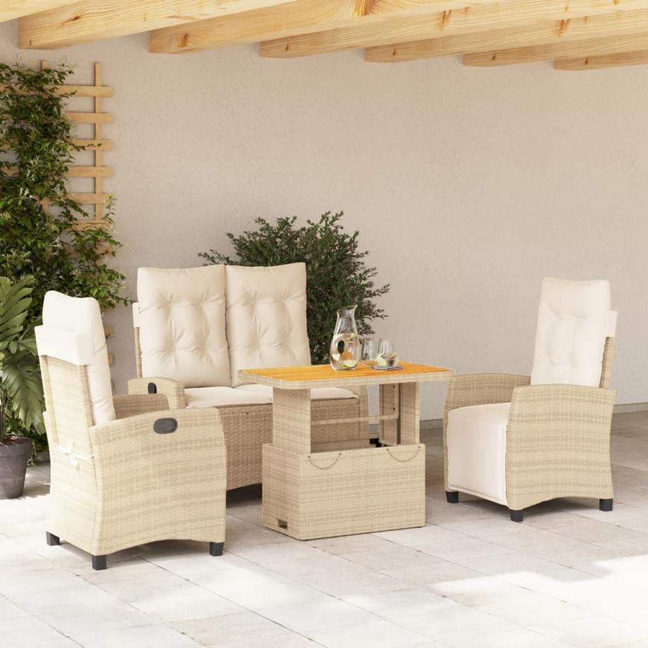 VidaXL Garten essgruppe poly-rattan  