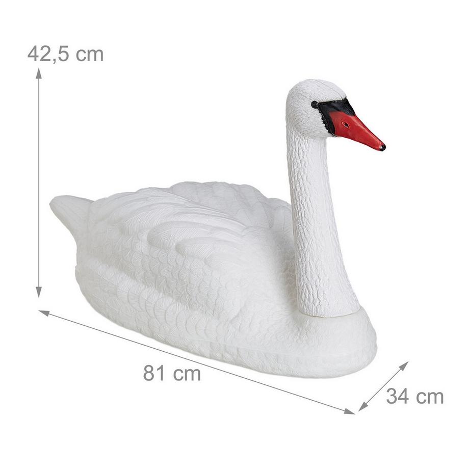 B2X  XXL Gartendeko Schwan 