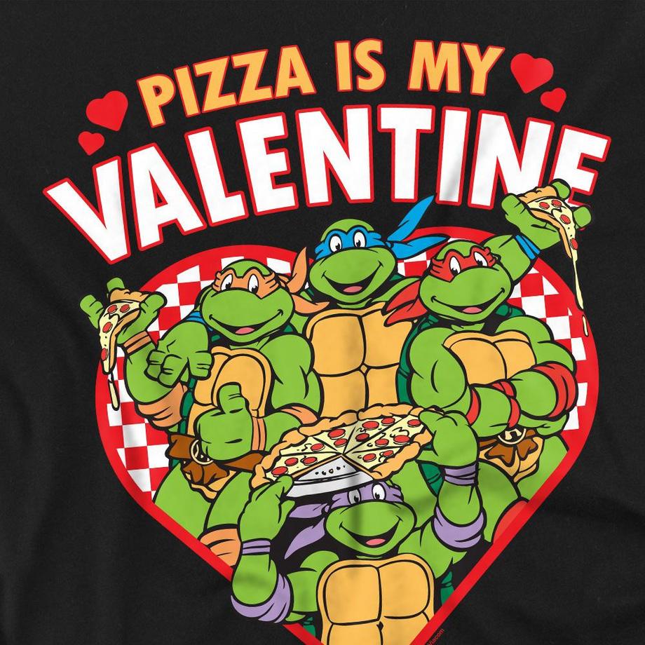 TEENAGE MUTANT NINJA TURTLE  T-ShirtPizza Is My Valentine 