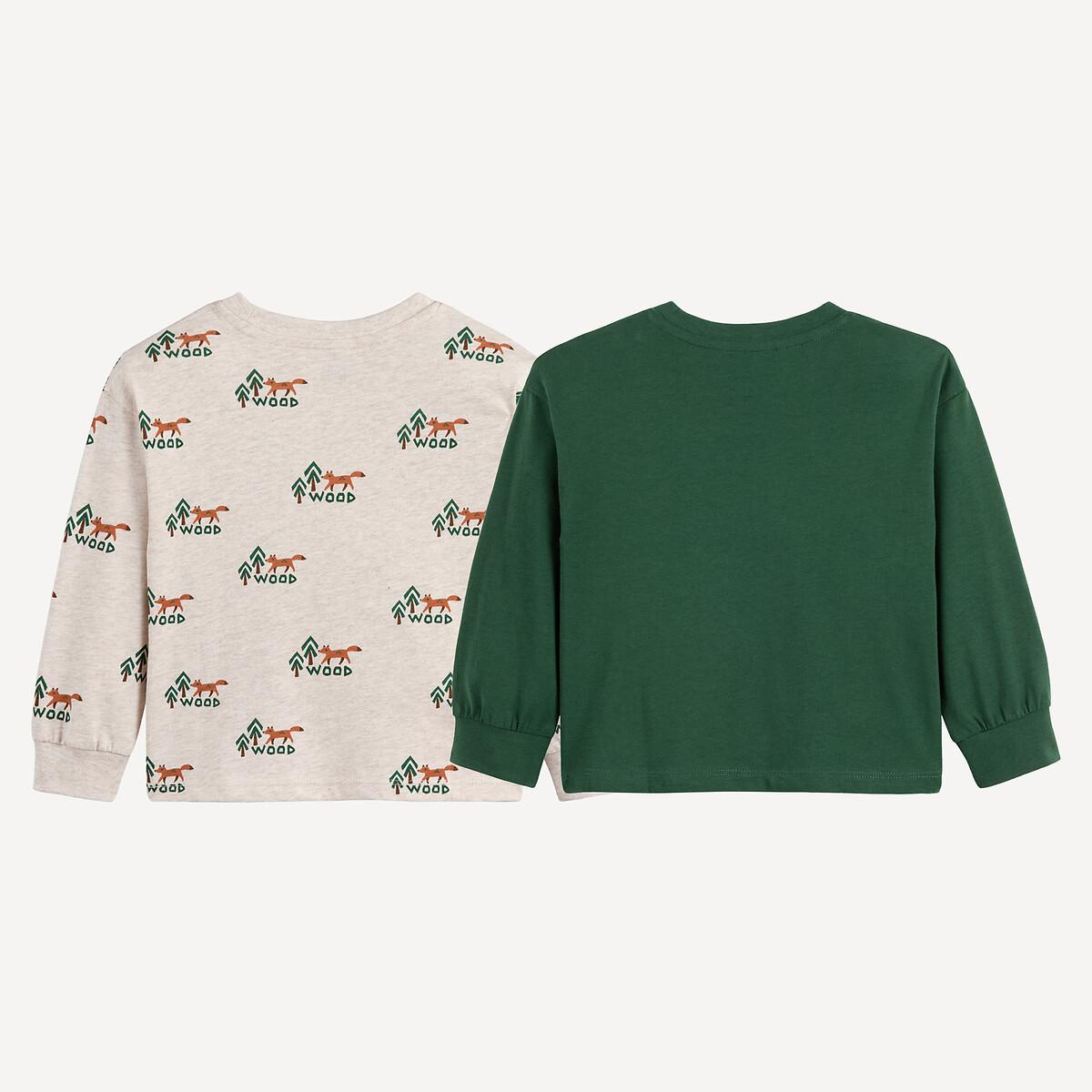 La Redoute Collections  2er-Pack Langarmshirts 