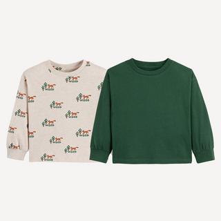 La Redoute Collections  2er-Pack Langarmshirts 