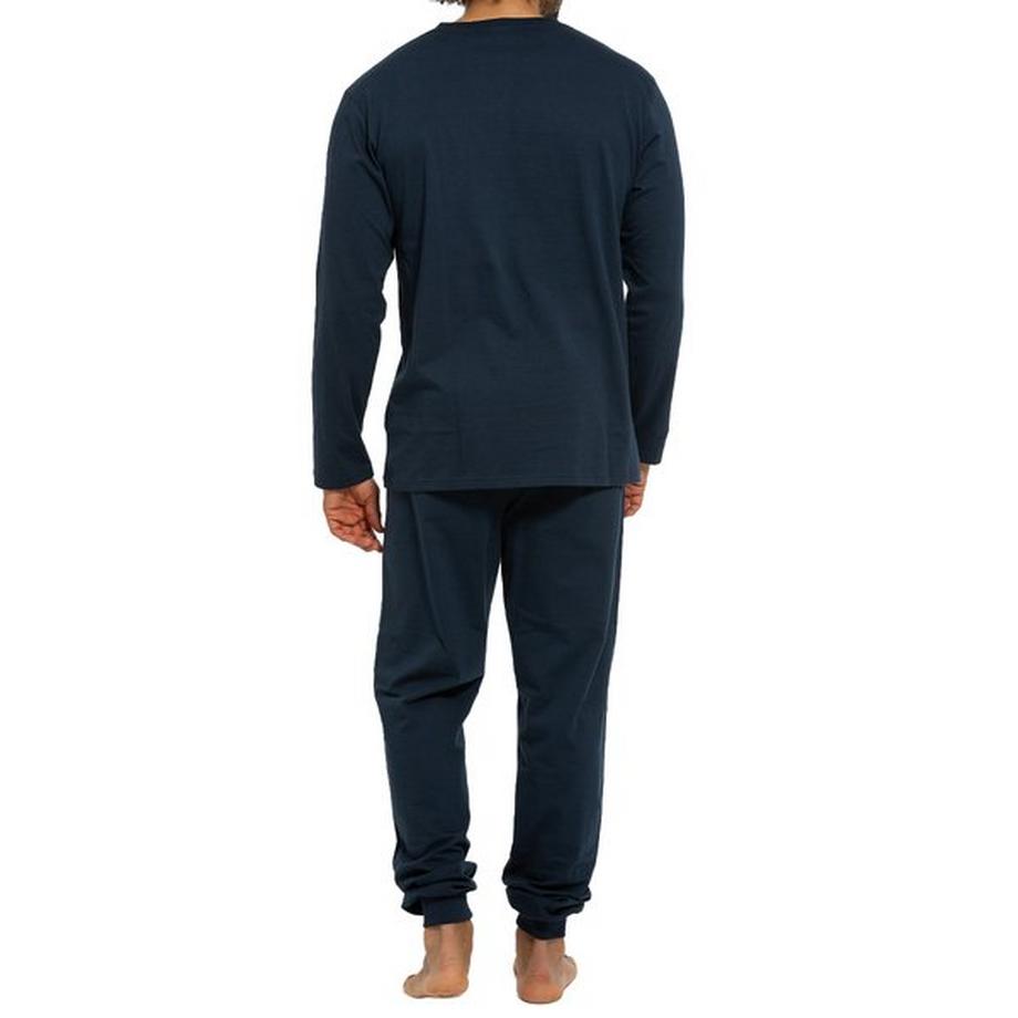 Ammann Organic Cotton Langarm Schlafanzug mit Bündchen  