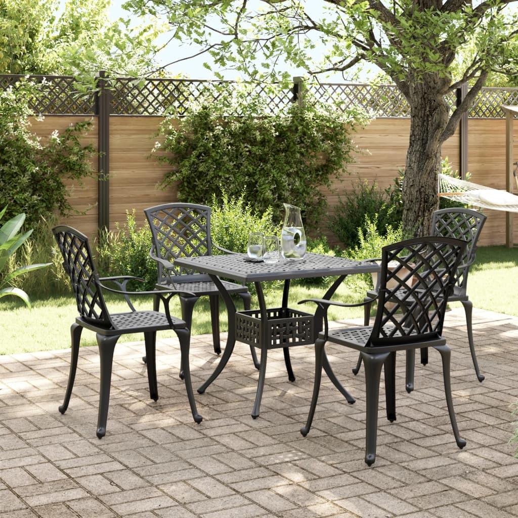 VidaXL set da pranzo da giardino Alluminio  