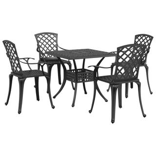 VidaXL set da pranzo da giardino Alluminio  