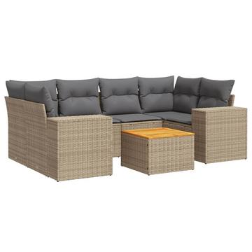 Garten sofagarnitur poly-rattan