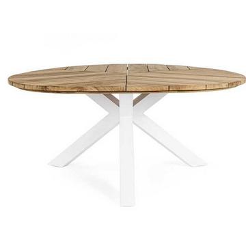 Tavolo da giardino Palmdale 160 bianco