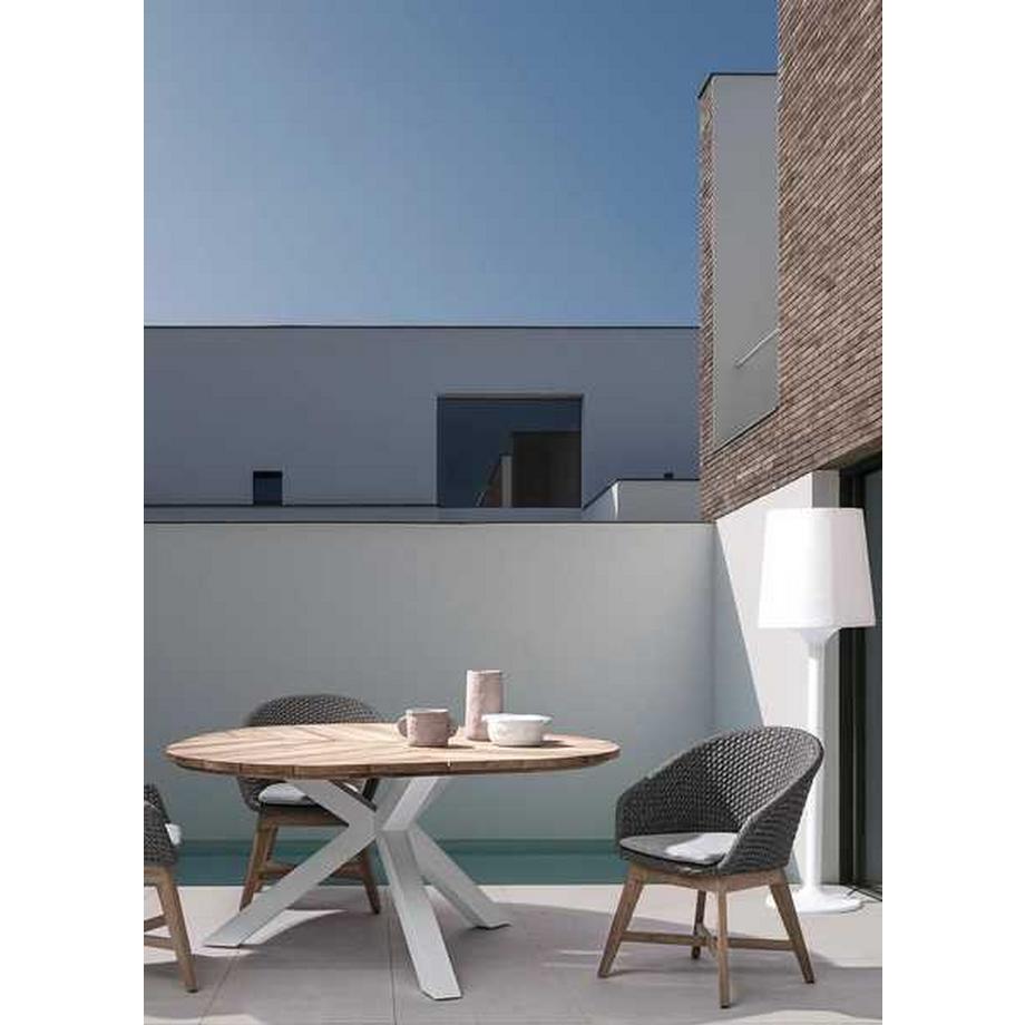 mutoni Tavolo da giardino Palmdale 160 bianco  