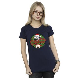 Rick And Morty  Christmas Wreath TShirt 