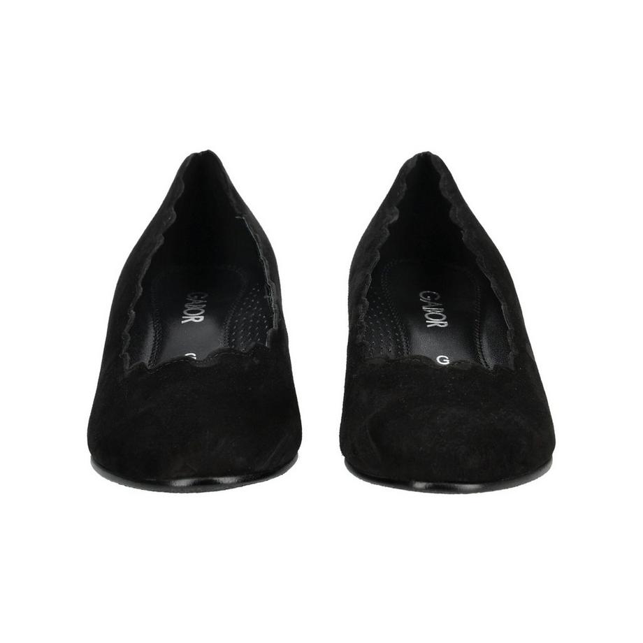 Gabor Pumps con tacco a blocco e bordo ondulato  