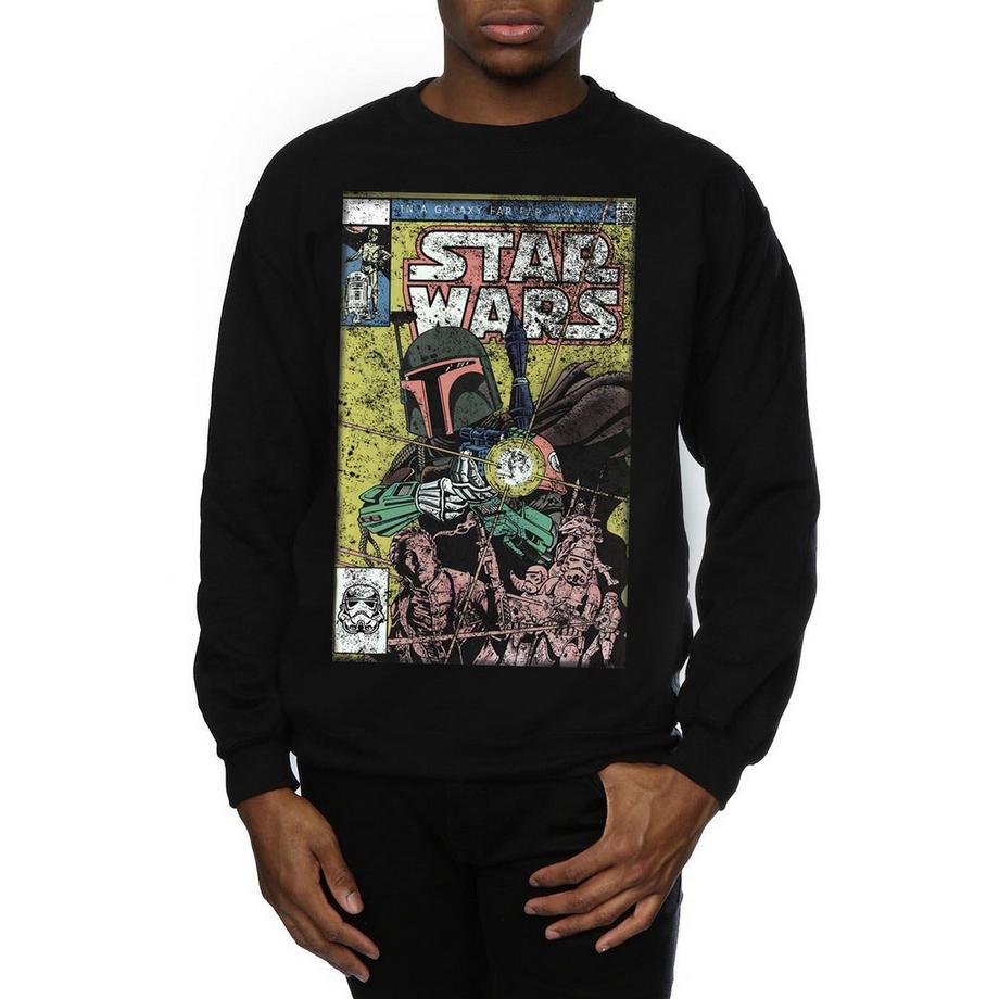 STAR WARS Star Wars Boba Fett Comic Cover Sweatshirt Slim Fit  