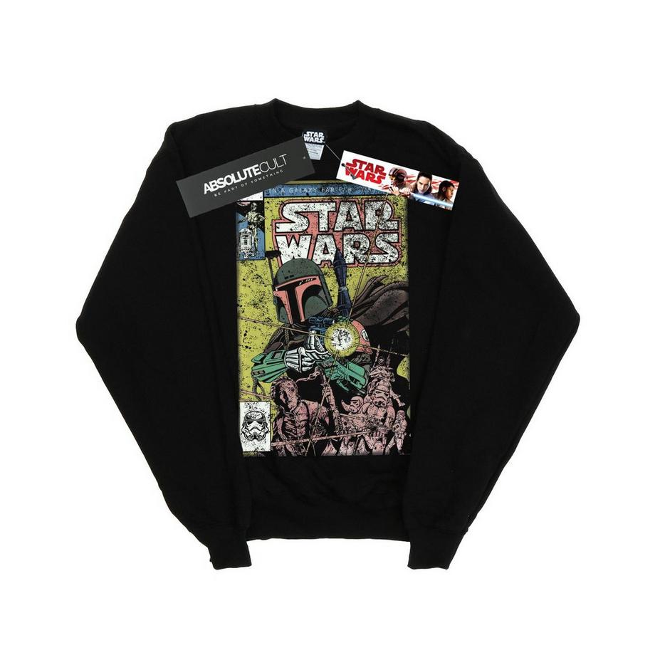 STAR WARS Star Wars Boba Fett Comic Cover Sweatshirt Slim Fit  