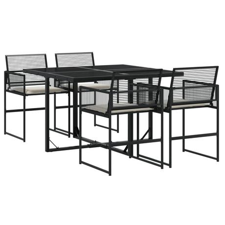 VidaXL set da pranzo da giardino Polirattan  