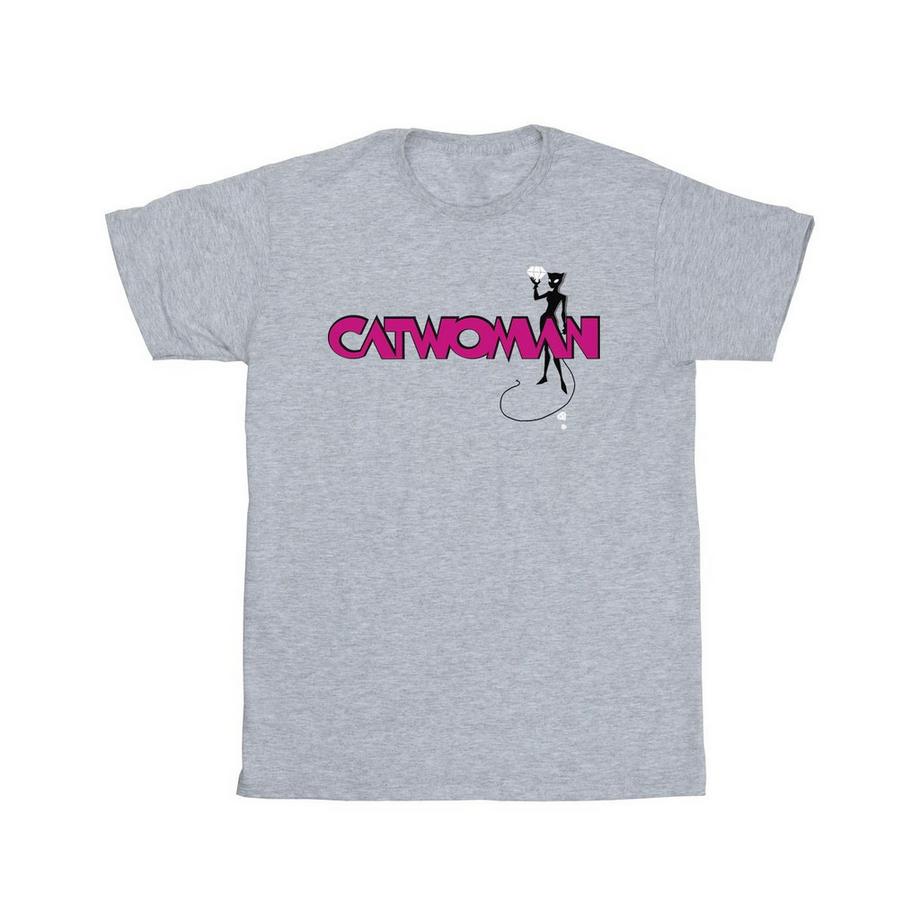 DC COMICS T-Shirt Imprimé Graphique Catwoman  