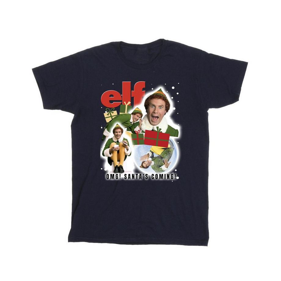Elf OMG Santa's Coming T-Shirt  