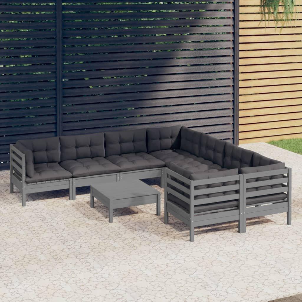 VidaXL Garten-lounge-set kiefernholz  