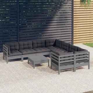 VidaXL set salotto da giardino Legno di pino  