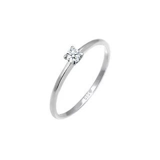 Elli Bague Solitaire Diamant De Fian ailles 0.06 Ct. acheter