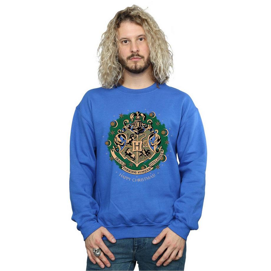 Harry Potter Hogwarts Sweatshirt Couronne de Noël  