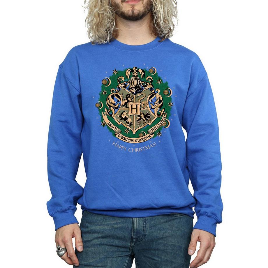 Harry Potter Hogwarts Sweatshirt Couronne de Noël  