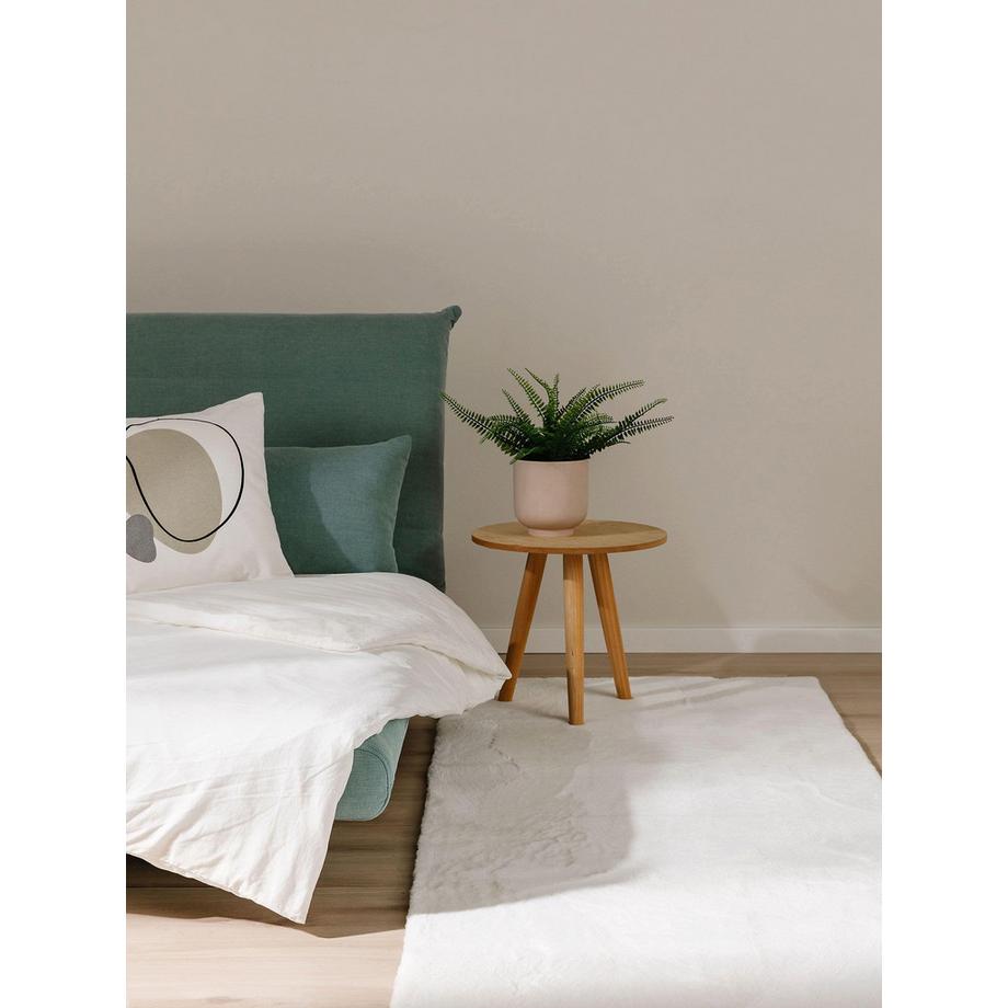 Benuta Kunstfellteppich Furry Cream  