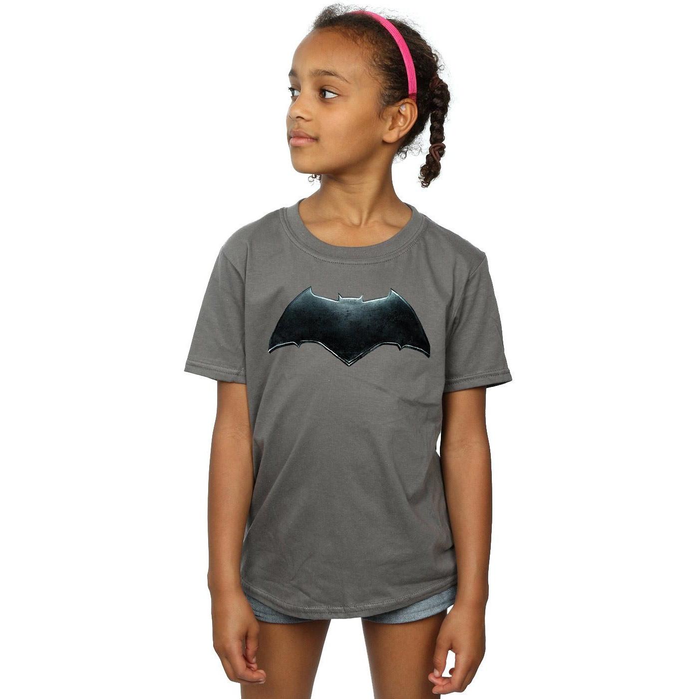 DC COMICS  Justice League Movie Batman Emblem TShirt 