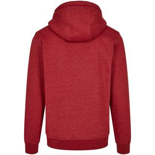 URBAN CLASSICS Basic Melange Kapuzenpullover  