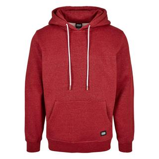 URBAN CLASSICS Basic Melange Kapuzenpullover  