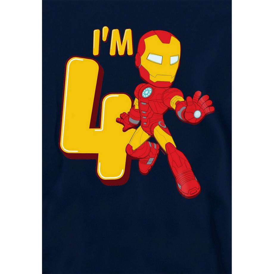 MARVEL  Felpa Con Cappuccio 4° Compleanno Di Ferro 