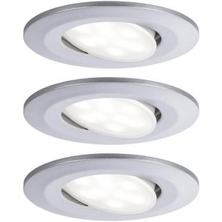 Paulmann LED Einbauleuchte Calla Basisset schwenkbar IP65 rund 90mm 30° 3x6.5W 3x465lm 230V 4000K  