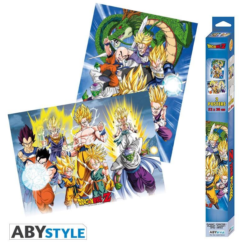 Abystyle  Poster - Set of 2 - Dragon Ball - Groups 