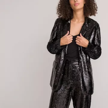 Blazer mit Pailletten