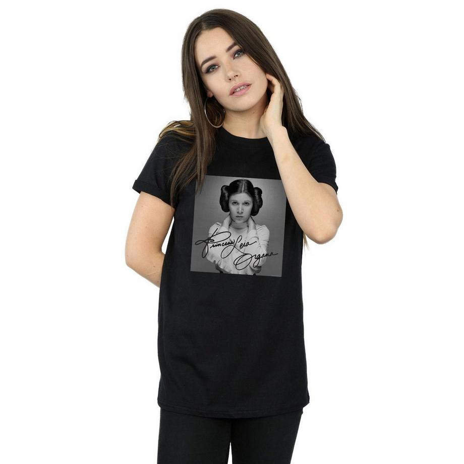 STAR WARS Star Wars Principessa Leia Organa T-Shirt Autografo  