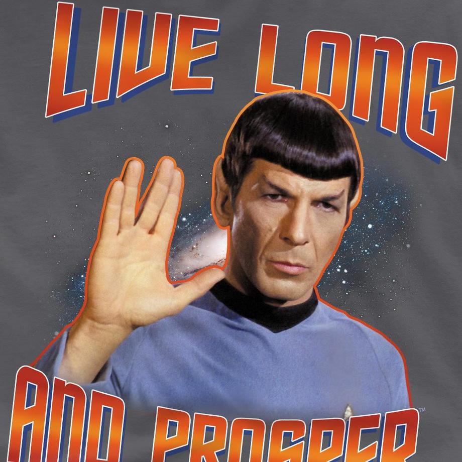 Star Trek Maglietta Live Long And Prosper  