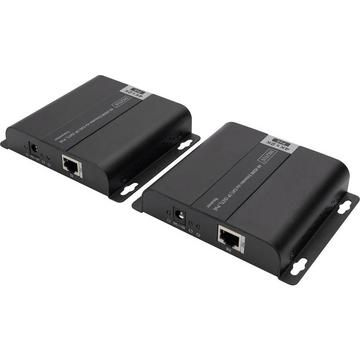 1 Port HDMI Extender Set Extender über Netzwerkkabel, Metallgehäuse, Ultra HD-fähig