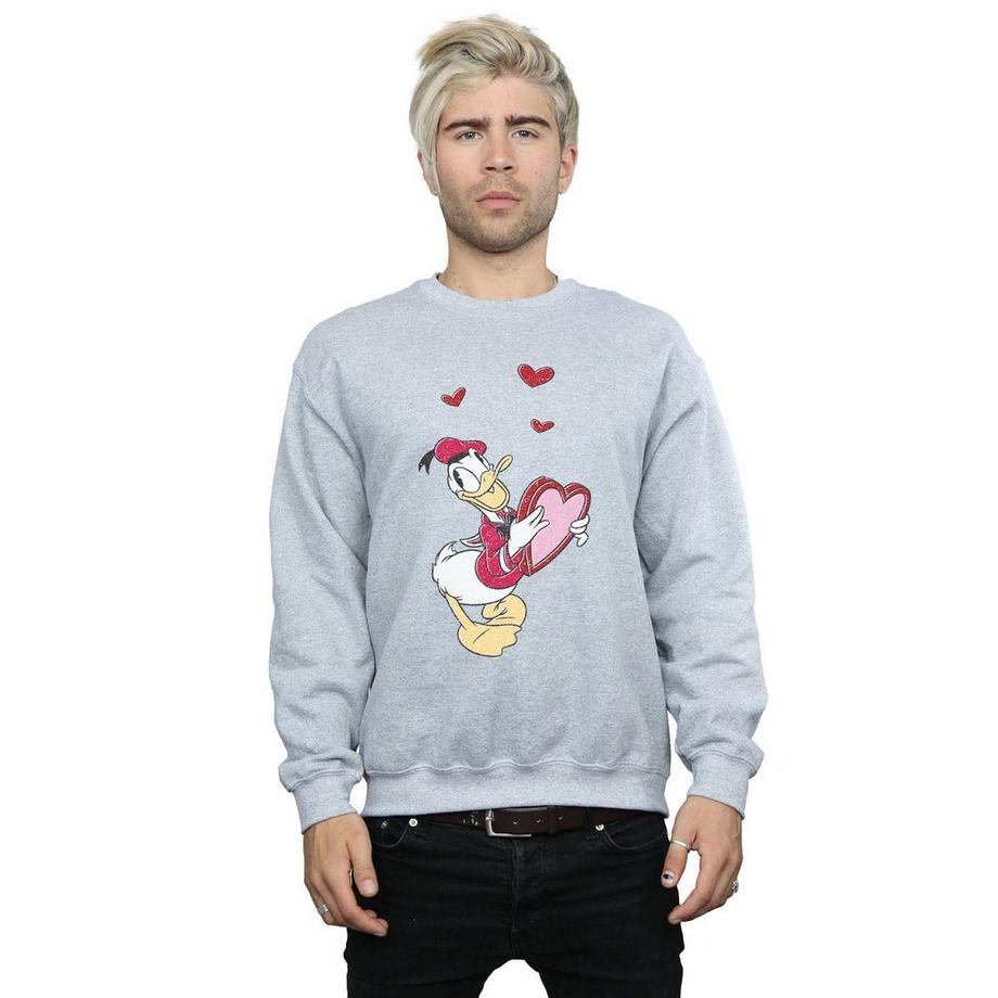 Disney Donald Duck Valentinstag Sweatshirt  