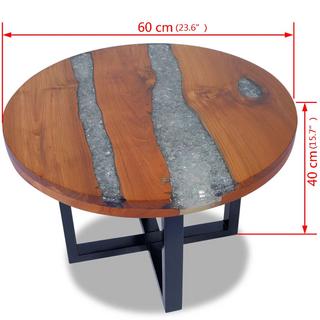 VidaXL tavolino Teak riciclato  