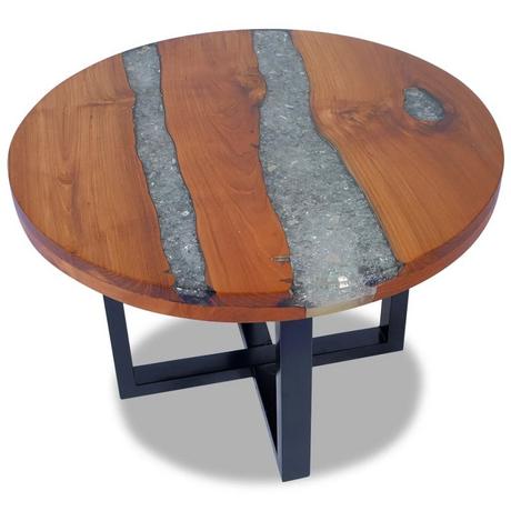 VidaXL Table basse teck  