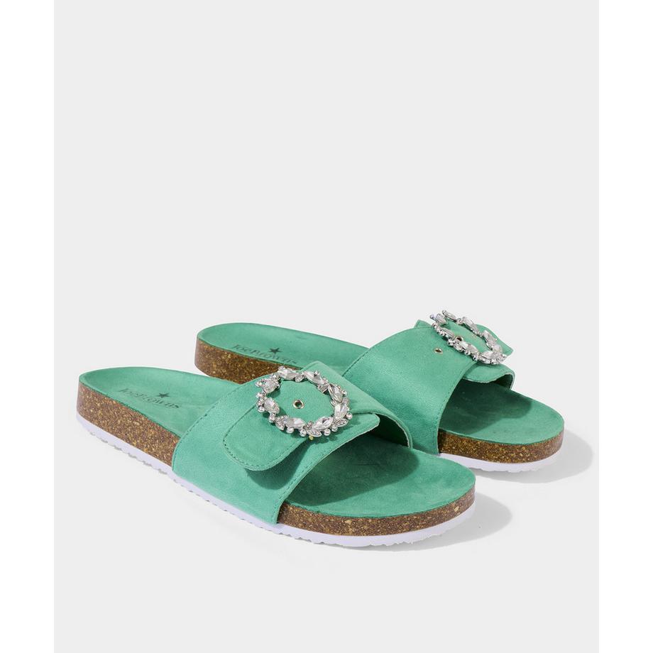 Joe Browns Schieberegler Sandalen mit Schmuckschnalle  