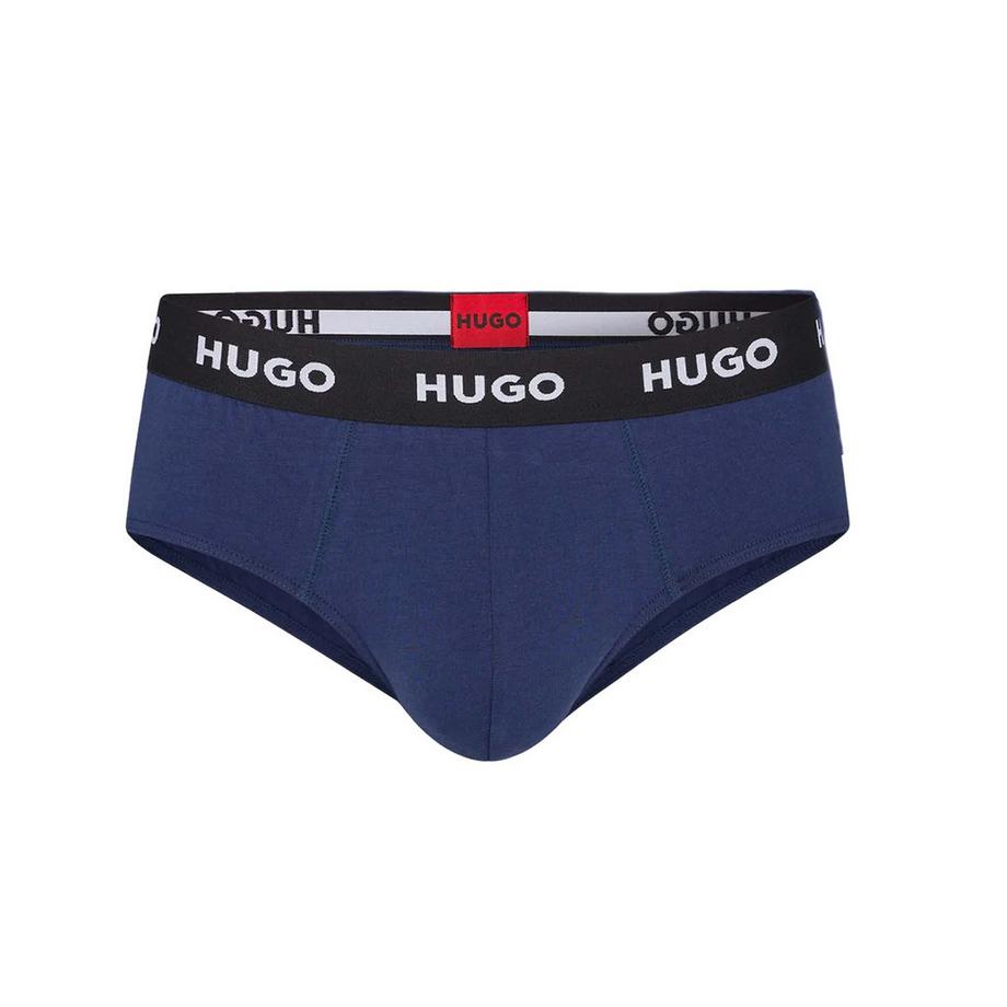 HUGO Slips Verriegelte Flachnähte 3er Pack  