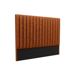 Vente-unique Testata cuciture verticali 150 cm Tessuto Terracotta - SARAH  