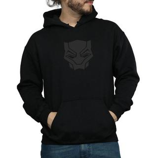 MARVEL Black On Black Felpa con Cappuccio  