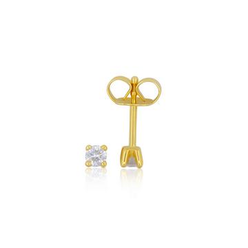 Ohrstecker Diamant 0.15ct. Gelbgold 750