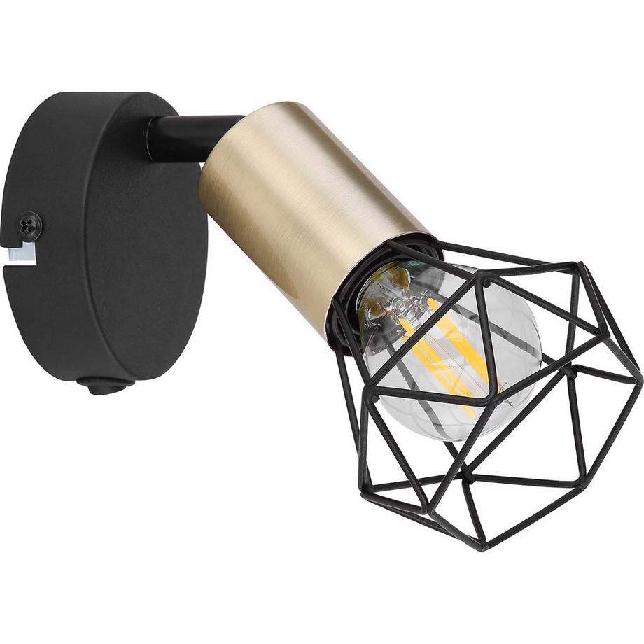 mutoni Spot Xara I métal noir 1xE14  