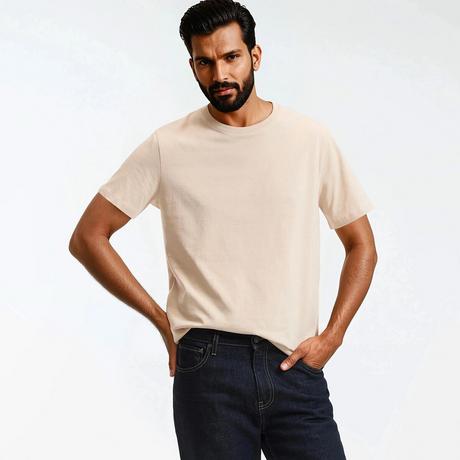 La Redoute Collections Rundhals Kurzarm T-Shirt  