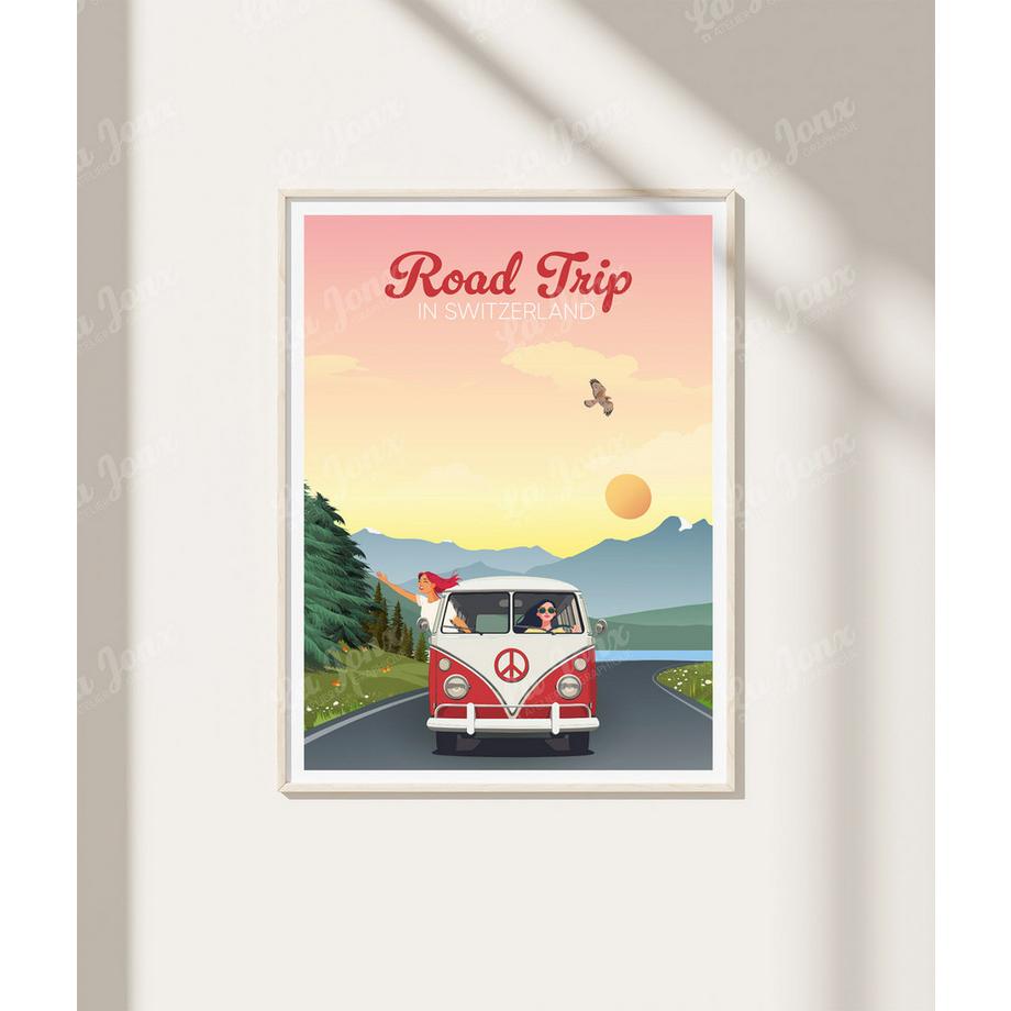 La-Jonx Road trip en Suisse - Poster  