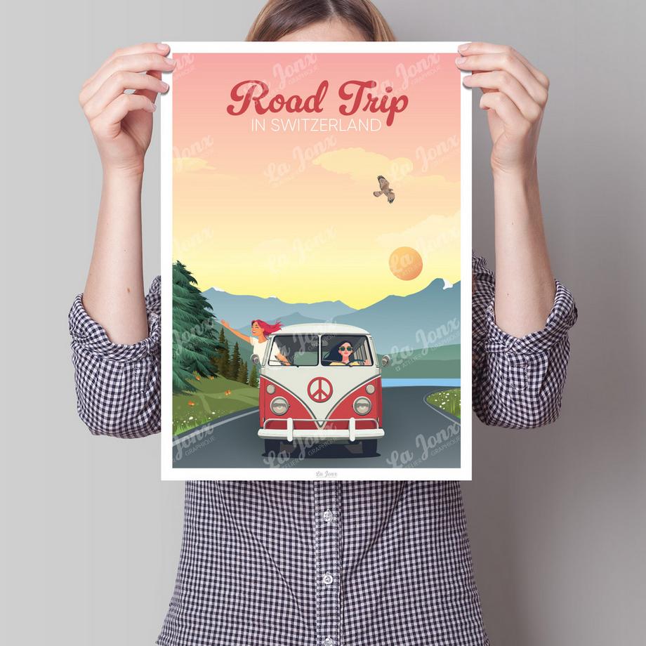 La-Jonx Road trip en Suisse - Poster  
