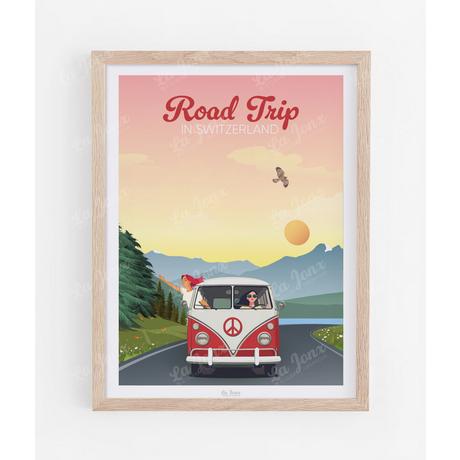 La-Jonx Road trip en Suisse - Poster  