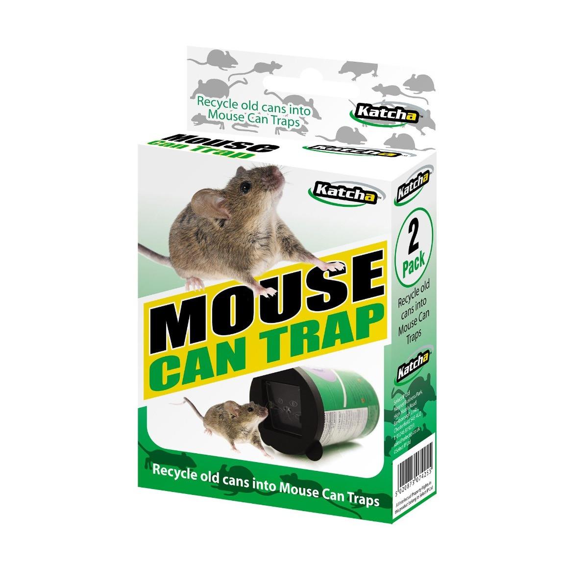 Katcha Piège à souris Boîte pack de 2  