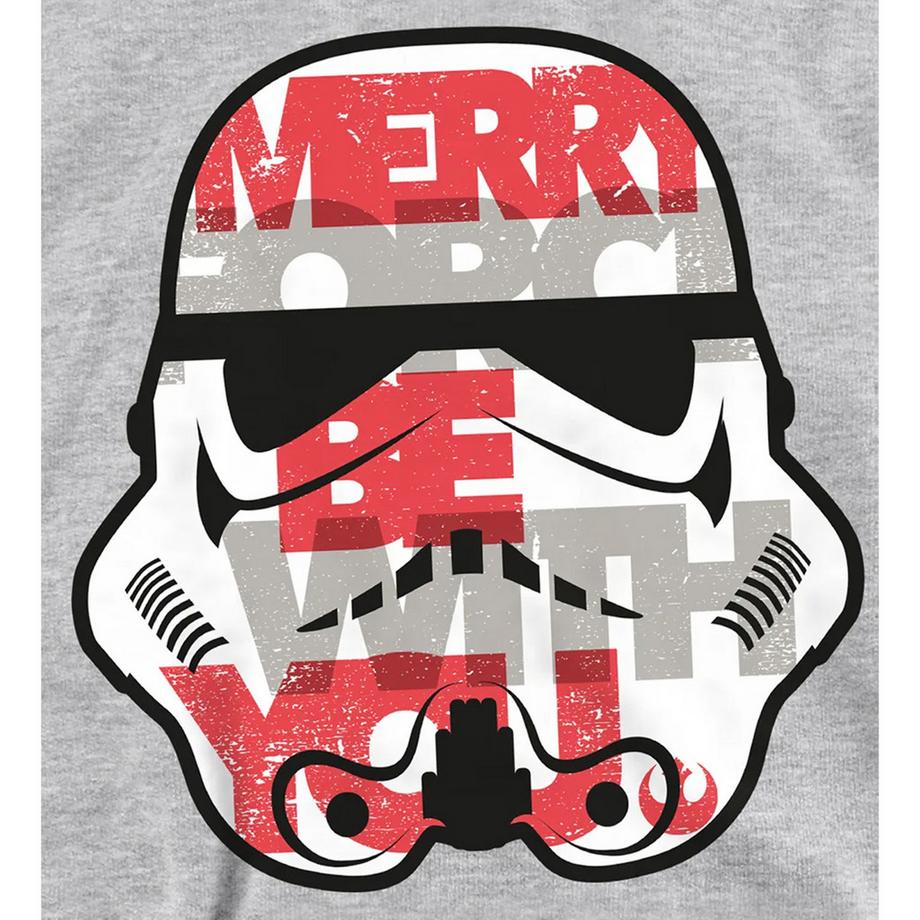 STAR WARS  Sweat À Capuche Noël Motif Stormtrooper Merry Force Be With You 