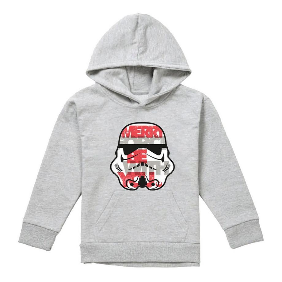 Sweat À Capuche Noël Motif Stormtrooper Merry Force Be With You